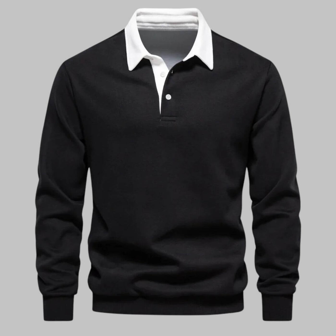 Ashton - Comfortable Polo Sweater