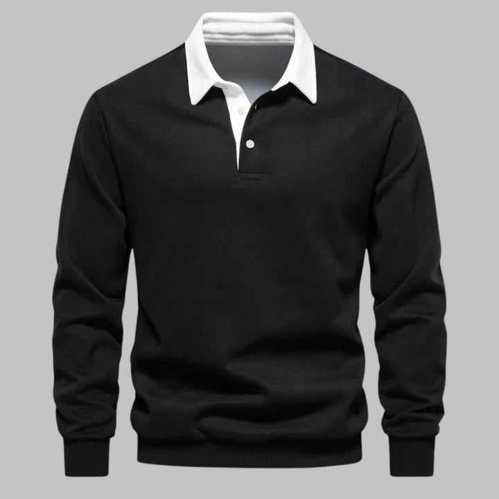 Ashton - Comfortable Polo Sweater