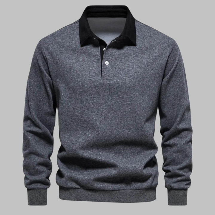 Ashton - Comfortable Polo Sweater