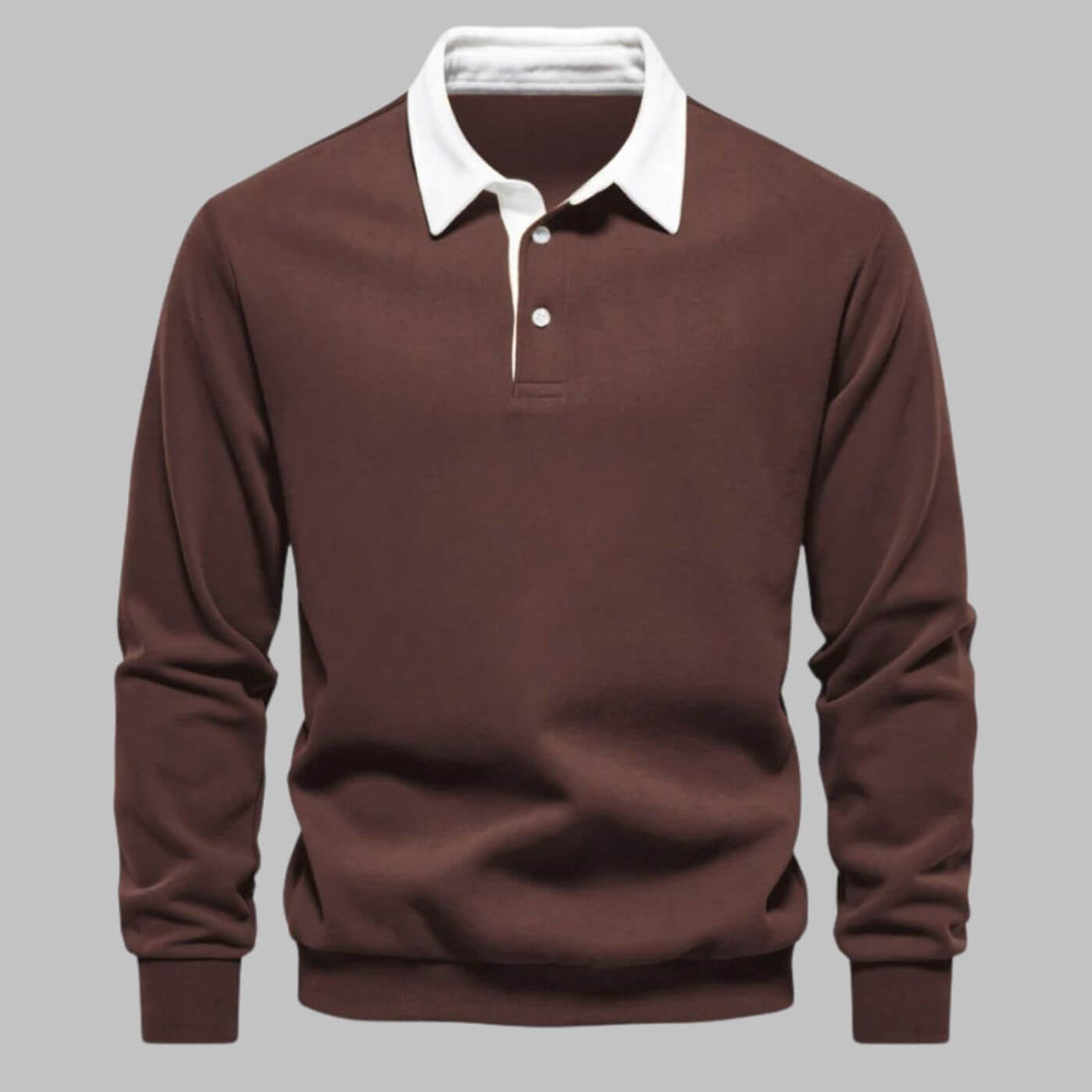 Ashton - Comfortable Polo Sweater