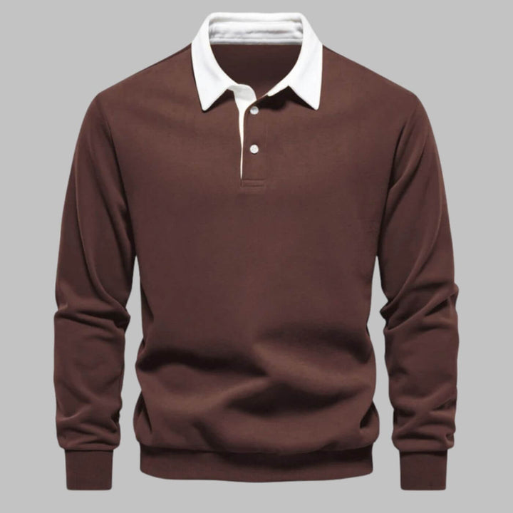 Ashton - Comfortable Polo Sweater