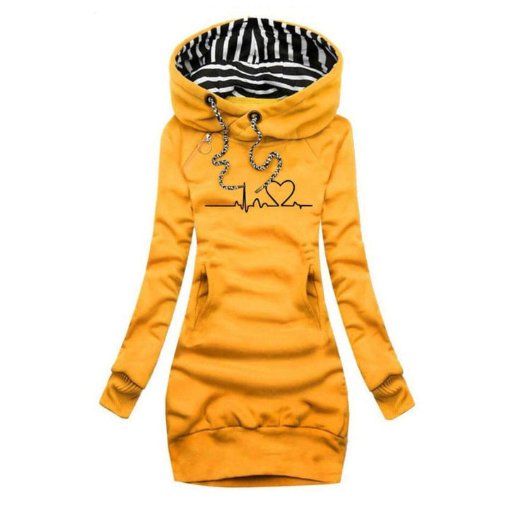 Helena™ - Cosy Hooded Sweater Dress