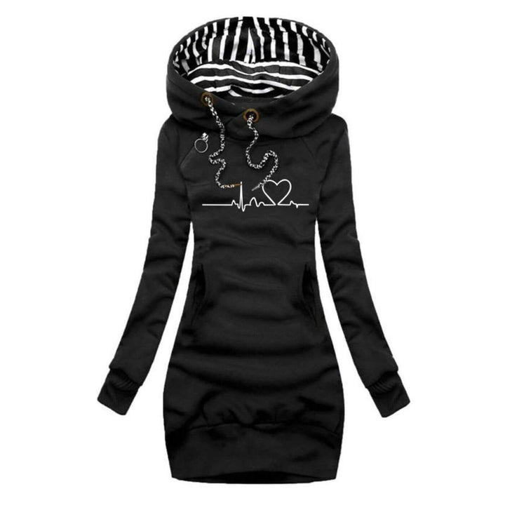 Helena™ - Cosy Hooded Sweater Dress